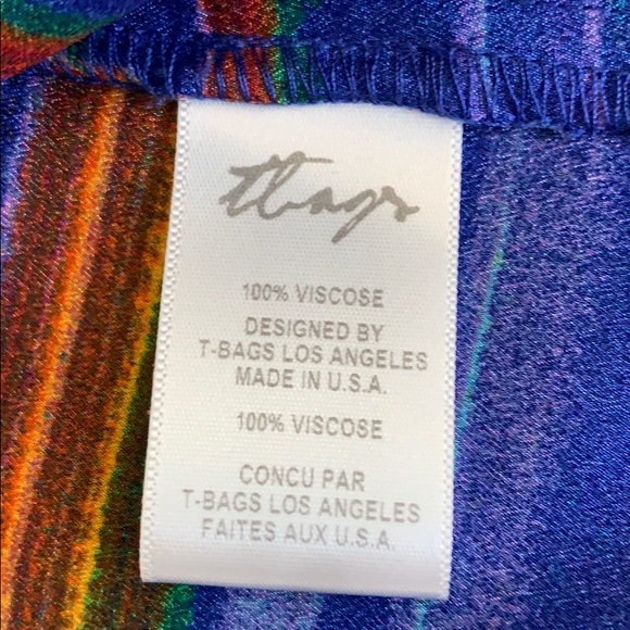 ✓ T-bags Los Angeles EUC dress striped small blue - Picture 13 of 16